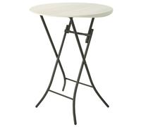 Table d'appoint Lifetime Crème 84 x 110 x 84 cm Acier Plastique