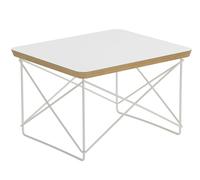 Vitra Table d'appoint LTR – stratifié haute pression blanc, revêtement poudre blanc – Offre spéciale