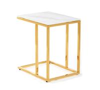 Table d'appoint Lurus Gold White 40 cm