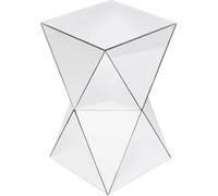 Table d'appoint Luxury Triangle argent Kare Design
