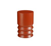 Table d'appoint Mica Decorations Mart Rouge Fer H46xl30xL30cm