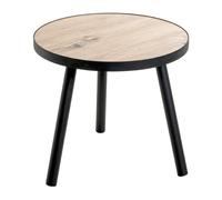 Table d'Appoint "Miranda" 40cm Chêne & Noir