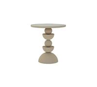 Table d'Appoint Miroir "Dune" 42cm Crème