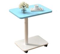 Table d'appoint mobile multifonctionnelle avec roulettes pour salon, chambre à coucher et hôpital, design compact, économie d'espace, utilisation polyvalente, mobilité facile