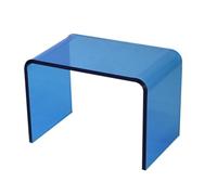 Table d'appoint moderne en acrylique transparent pour salon et chambre à coucher, table basse polyvalente et rehausseur de présentation, décoration d'intérieur élégante