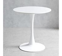 Table d'appoint moderne pour la maison, guéridon ronde de 70 cm pour patio, cour, table basse, table de chevet, tables d'appoint d'extérieur, petite table d'appoint en métal pour chevet de jardin