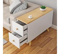 Table d'appoint multifonction avec rangement caché et gestion des câbles, table de nuit robuste pour chambre à coucher, salon et bureau