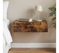 vidaXL Table d'appoint Murale Blanc 87,5 x 34,5 x 17 cm