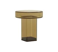 Table d'appoint Naked H49 Ambre/ Verre