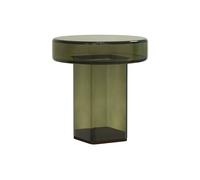 Table d'appoint Naked H49 Vert bouteille/Verre