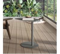 Table d'appoint Nastätten métal 50 x 50 x 38 cm gris mat [en.casa]