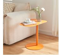 Table d'appoint Nastätten métal 50 x 50 x 38 cm orange