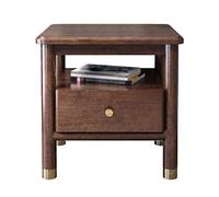 Table d'appoint, Nouveau Style Chinois Table De Chevet Maison Salon Chambre Armoire Latérale Salon, Marron