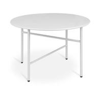 Table d'appoint Outdoor Table de jardin ronde Ø 53 cm Finn Blanc