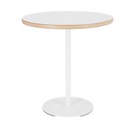 Table d'appoint Panama structure blanc h 50cm HxØ 50x50cm