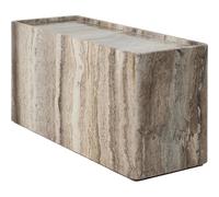 GUBI Table d'appoint Pietra 30x80x40 cm Vif sépia