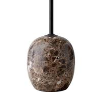 Table d'appoint plateau acier ovale Lato LN9 WxHxD 50x45x40cm