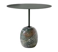 Table d'appoint plateau acier rond Lato LN8 H x Ø 50x40cm
