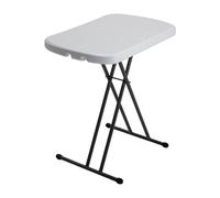 Table d'appoint pliante Brisco 66x45x71cm Blanc