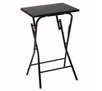 Table d'Appoint Pliante Design "Paola" 64cm Noir