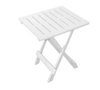 Table D'appoint Pliante Modèle Adige - 44 X 44 X 50 Cm. - Blanc Blanc