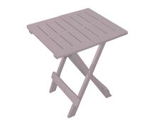 Table D'appoint Pliante Modèle Adige - 44 X 44 X 50 Cm. - Taupe Marron