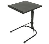 Table d'appoint Pliante Table Pliante Portable, Table Pliante pour Ordinateur Portable, Table réglable en Hauteur pour Chambre, Salon, Lit - Pliante - Réglable en Hauteur,43 * 43 * 63/70/76 cm (Noir)