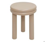 Table d'appoint Plump ronde D.40cm beige - Atmosphera Créateur d'intérieur