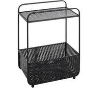 Table d'Appoint Porte-Revues "Lacano" 58cm Noir