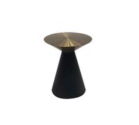 Table D'appoint pour Canapé Table d'appoint de canapé Ronde en métal, Table d'angle, Petite Basse avec Une Forme Unique for la Maison, Salle à Manger ou Le Salon(Petit)