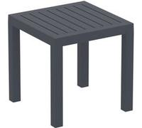 Table d'appoint pour le jardin jardin Ocean - Table d'extérieur résistante aux intempéries - Couleur Gris foncé G