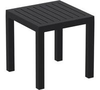 Table d'appoint pour le jardin jardin Ocean - Table d'extérieur résistante aux intempéries - Teinte Noir G