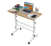 Table d'appoint pour ordinateur portable - Avec roulettes - Hauteur réglable de 69 à 110 cm - Plateau pivotant à 360° - VIVOLILV