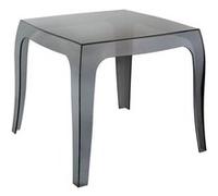 Table d'appoint Queen 50 x 50 cm , Noir