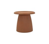Table d'Appoint Rainurée "Geax" 50cm Rouge