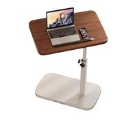 Table d'appoint réglable en forme de C avec plateau inclinable et plateau pivotant à 360° pour table de chevet ou ordinateur portable