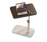 Table d'appoint réglable en forme de C avec plateau inclinable et plateau pivotant à 360° pour table de chevet ou ordinateur portable