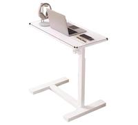 Table d'appoint réglable en forme de C pour canapé/lit, ordinateur portable, table de lit pour personnes âgées, chariot de chevet polyvalent, parfait pour la maison, le bureau et le salon.