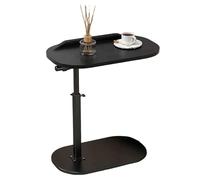 Table d'appoint réglable en hauteur pour ordinateur portable, support mobile pour canapé et lit, table basse polyvalente pour balcon, jardin, salon et chambre à coucher