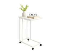 Relaxdays Table d'appoint C avec roulettes
