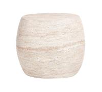 Table d'appoint RICADI Effet travertin