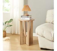 Table d'appoint Rindal 57 x 38 cm effet chêne