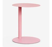 Table d'appoint ronde Ø40 cm en acier Yannik Rose Peonia