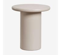 Table d'appoint ronde Ø45 cm en MDF Rodeo Tapioca Beige