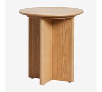 Table d'appoint ronde Ø45 cm en MDF Saonara NATUREL
