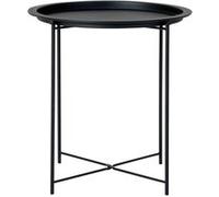 Table d'Appoint Ronde Ø47cm Acier Noir - VALINCO - ALTOBUY Noir G