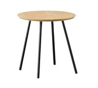 Table D'appoint Ronde avec Support en Métal À 4 Pieds, Table Basse Simple Et Moderne, Table De Chevet pour Salon, Chambre À Coucher, Bureau, Canapé, Table À Thé