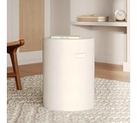 Table d'appoint ronde en béton blanc d35 cm - santorini