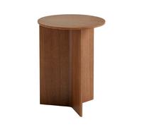 HAY Table Basse Bois Slit Ronde Ø35 Noyer Noyer