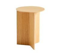 HAY Table d'appoint ronde en bois Slit H47cm chêne naturel HxØ 47x35cm